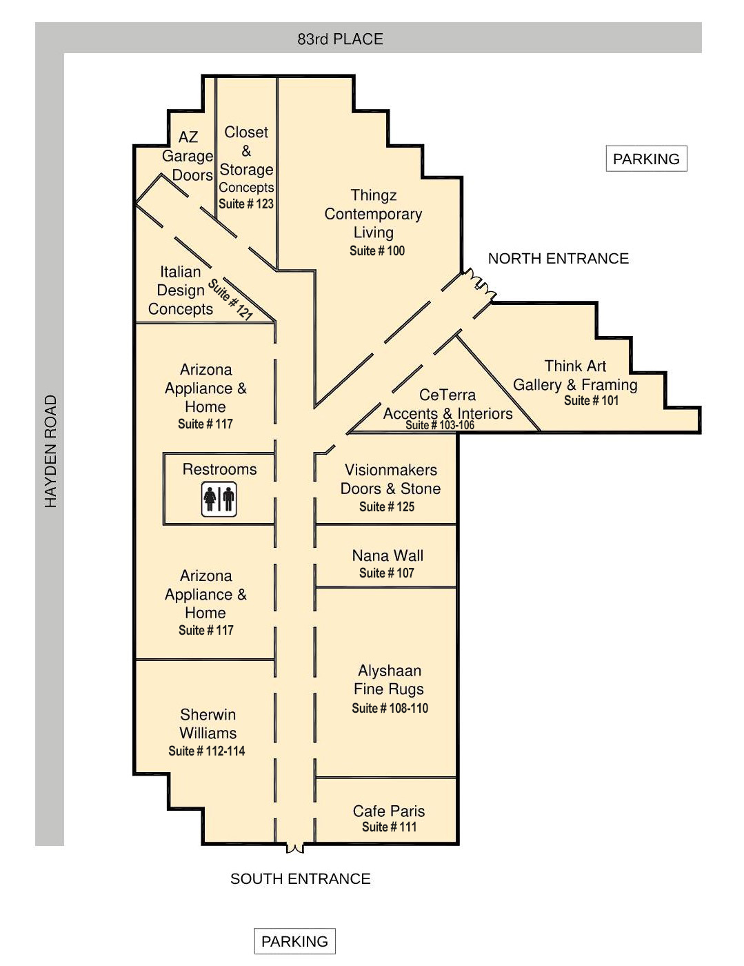Scottsdale-Design-Center-Map